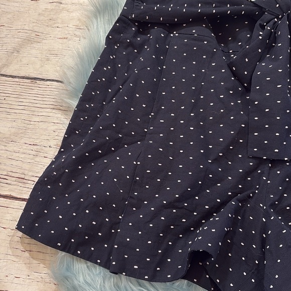 J. Crew Tie Waist High Rise Short in Clip Dot Sz 12 - Picture 4 of 10